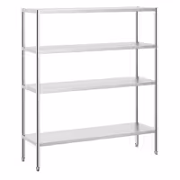 رفوف ستانلس ستيل PREMIUM - 1600x490mm - عمق: 500 mm - 4 رفوف - الحمولة: 320 kg