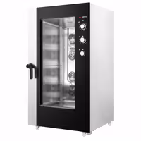Commercial Electric Combi Oven - Manual Controls - 20x GN 1/1 - incl. Trolley rack