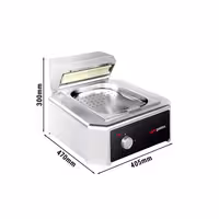 Grijač za pomfrit - 650 W - s keramičkom IR lampom