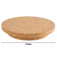(6 adet) Mantar Kapak - FRESH WOOD - Ø115mm - 10430 & 10435 ile uyumlu