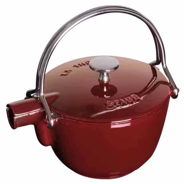 STAUB | SPECIALITIES - Çaydanlık - 1,1 litre - Dökme demir - Nar kırmızısı