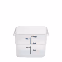(6 komada) CAMBRO | CAMSQUARES® - Posude - 11,4 litre - Prozirne