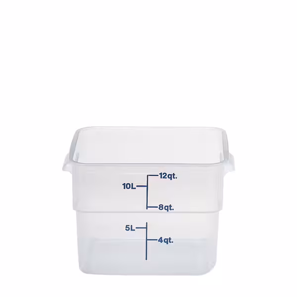 (6 komada) CAMBRO | CAMSQUARES® - Posude - 11,4 litre - Prozirne