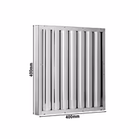Filtr przeciwogniowy – stal nierdzewna – 400 x 400 mm – typ A