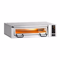 Electric Deck Pizza Oven - Single Deck - Refractory Stone Deck - 6 - Ø 34cm (13.4") - Digital Controls