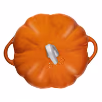 STAUB | Pumpkin Cocotte Enamelled Cast Iron Casserole Dish – Ø 240 mm – Cinnamon