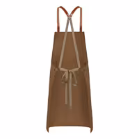 (6 pieces) KARLOWSKY | Green Generation Bib Apron – Cinnamon – Recycled Plastic – 700x850 mm
