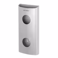 AIR-WOLF | Wall-Mounted Sanitary Bag Dispenser – Stainless Steel - 25 Bag Capacity
