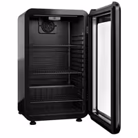 Minibar hladnjak – 500 mm – 120 litara – s jednim staklenim vratima – crna