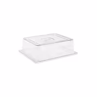 (6 pcs) Display Cover - GN 1/2 - Polycarbonate - 325x265mm - Height: 95mm