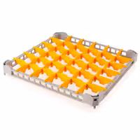 Glass Rack Extender - 36 Compartments - 500 × 500 mm - Compatible with GKFP5050, GKFP36