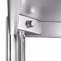 رفوف ستانلس ستيل PREMIUM - 1600x490mm - عمق: 500 mm - 4 رفوف - الحمولة: 320 kg