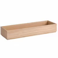 Ahşap Sunum Kutusu - VALO - Kahverengi - 530x162x85mm - GN 2/4 ile uyumlu