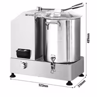 Kuter (sjekač) - 12 l - 1,8 kW - 230 V - 1100-2800 o/min