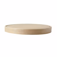 (300 pcs) Food Lidding Tray Paperboard - Ø150mm - Round - Brown