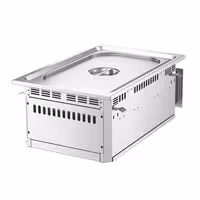 Ugrađena električna vodena kupka – 1,5 kW – 1x GN 1/1 – s odvodnim slavinom