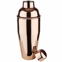 (6 adet) Kokteyl Shaker - Klasik - Bakır Kaplama - 700ml