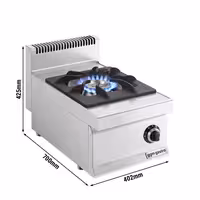 Gas Boiling Top - 8.65kW - 1 burners