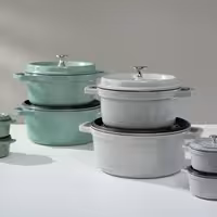 STAUB | LA COCOTTE - Cocotte - Ø 240 mm - Lijevano željezo - Bijela boja tartufa 