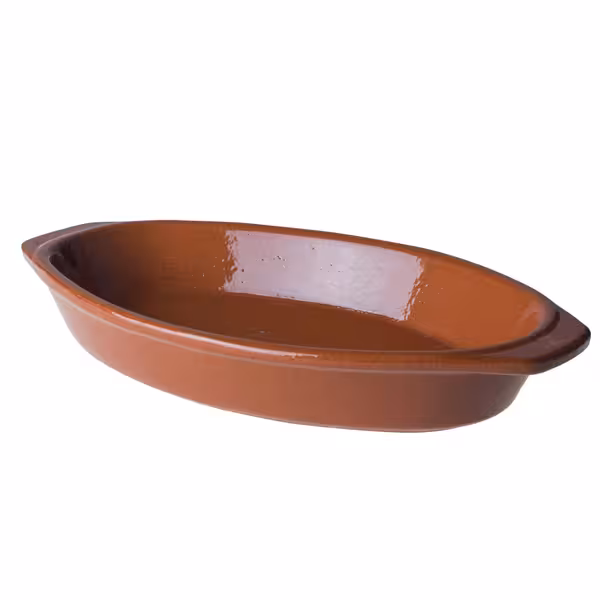 (10 pcs) CLASSICO - Tapas Oven Dish - 240x140x40mm - Brown