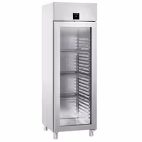 LIEBHERR | Szafa chłodnicza PERFORMANCE – stal nierdzewna – GN 2/1 – 625 L – od +1 do +15 °C – z wnętrzem ze stali nierdzewnej i 1 drzwiami szklanymi