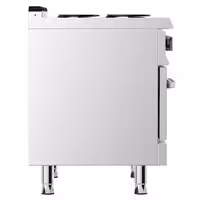 Fogão elétrico - 15,2kW - 4 placas redondas - com forno a gás estático - 6kW