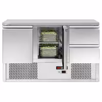 ECO rashladni pult – 1370 x 700 mm – sa 2 vrata – 2 ladice