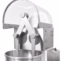 Miješalica za tijesto - 80 l / 60 kg - 2 brzine - s fiksnom posudom - miješalica s dvjema rukama - 400 V - za pizzu i kruh