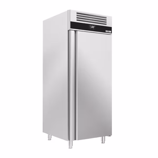 Szafa mroźnicza piekarnicza PREMIUM – stal nierdzewna – EN 600 x 400 – z 1 drzwiami