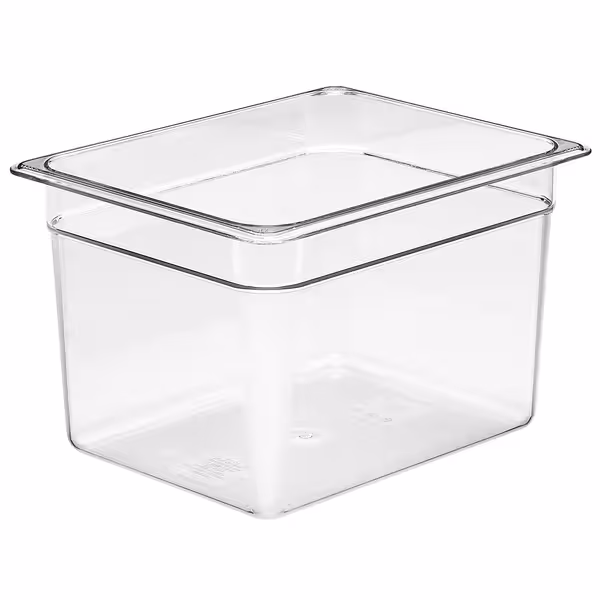 (6 szt.) CAMBRO | Pojemnik GN 1/2 CAMVIEW® – kopolimer – wysokość: 200 mm – bez BPA – przezroczysty