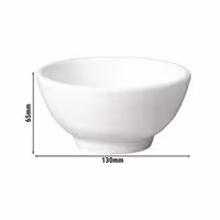 (6 adet) Kase - PURE - Melamin - 0,3L - köşeli - 130x130mm - Derinlik:65mm - Beyaz