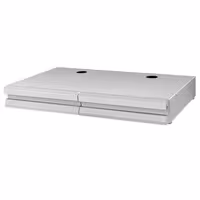 Profesionalna ladica za talog kave - Dvostruka - 820x510x115 mm - s udarnom prečkom