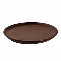 (6 adet) BAMA COPPER - Düz Tabak - Yuvarlak Düz - Stoneware, Ø210mm, Bakır