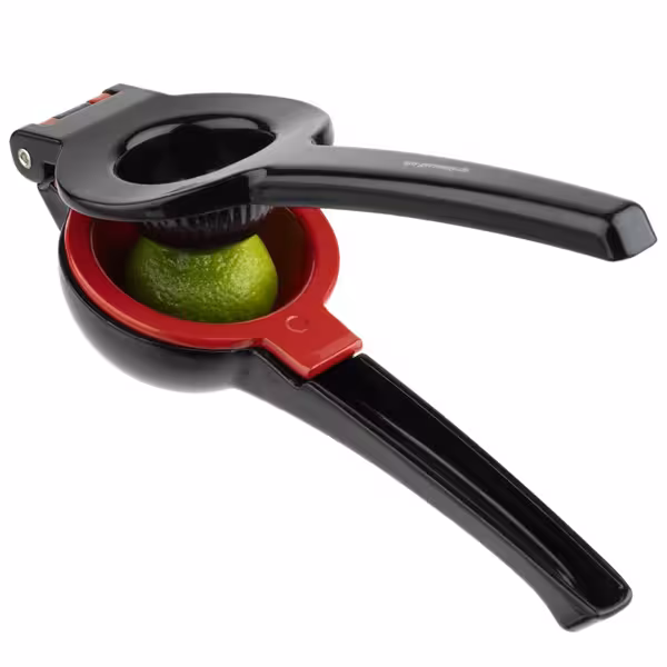 (6 adet) Limon & Lime Sıkacağı - 2 Sıkma Konili - Siyah - Uzunluk: 220mm - Döküm Alüminyum