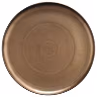 (12 adet) Pizza Tabağı Yuvarlak - Porselen, Ø310mm, Bronz