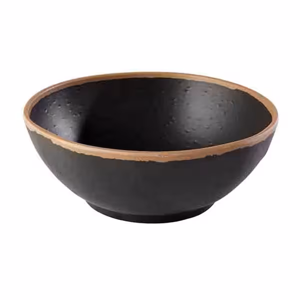 (6 adet) Kase - Melamin - CROCKER - 1,45L - Ø210mm - Derinlik:80mm - Kahverengi/Terrakotta
