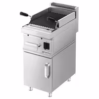 Churrasqueira a gás de pedra vulcânica - 400mm | 5,5kW - 600mm Prof. - BBQ profissional