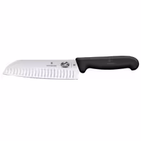 VICTORINOX | FIBROX - Santoku nož sa udubljenim rubom - Oštrica: 170 mm