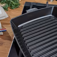 STAUB | GRILL PANS - Amerikan Izgara - 260x260mm - Dökme demir - Grafit gri