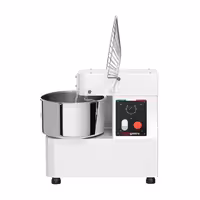 Commercial Spiral Dough Mixer - 22L / 18kg - Single Speed - Fixed Head & Bowl - with Timer - 230V - For Bread Dough
