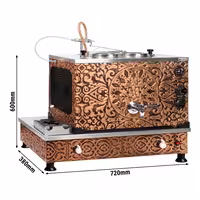 Commercial Gas & Electric Copper Tea Urn - 770mm - 22 Litres