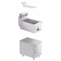 Aparat de menținut cartofii la cald / încălzitor de cartofi prăjiți - 1,17 kW - 1x GN 1/1 - linia 700