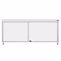 Armário de Trabalho em Aço Inoxidável ECO - 2000x700mm - com portas de correr