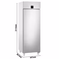 LIEBHERR | Szafa chłodnicza PERFORMANCE – stal nierdzewna – GN 2/1 – 597 L – od -2 do +15 °C – z wnętrzem ze stali nierdzewnej i 1 drzwiami