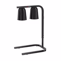 Toplinski most za grijanje hrane – infracrveni – s 2 grijaće svjetiljke – 453x360 mm – 500 W – podesiva visina – Crna