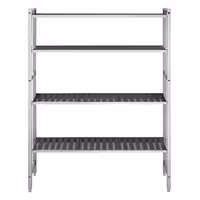 وحدة رفوف ألمنيوم - بداية - 1620x1800mm - عمق: 360 mm - 4 رفوف - الحمولة: 900 kg