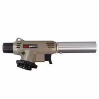 Kitchen Blowtorch / Chef's Blowtorch - Adjustable Flame - Grey