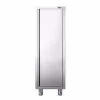 خزانة تخزين من الفولاذ المقاوم للصدأ PREMIUM - 600x600mm - 1 باب مفصلي - الارتفاع: 1800mm
