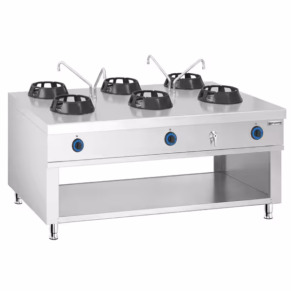 Plinski wok štednjak - 84 kW - 6 plamenika