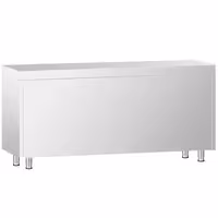 خزانة قاعدية ستانلس ستيل KOPENHAGEN PREMIUM - 2000x700mm - أبواب منزلقة وحدة أدراج 3 يسار